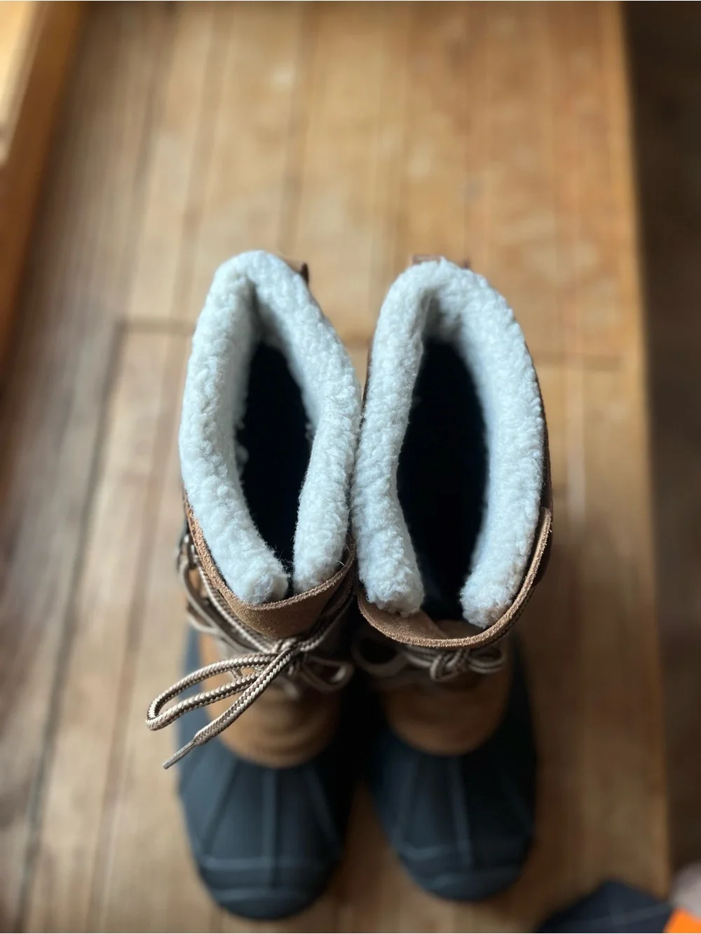 totes Brown and Black Men's Insulated Rain & Snow Boots